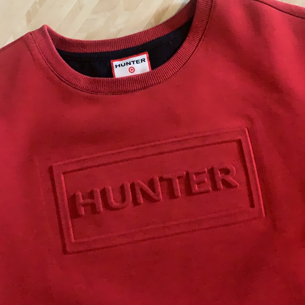 Hunter For Target Red Crew Neck Sweatshirt Kids - Picture 2 of 2